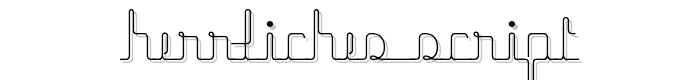 herrliches script font